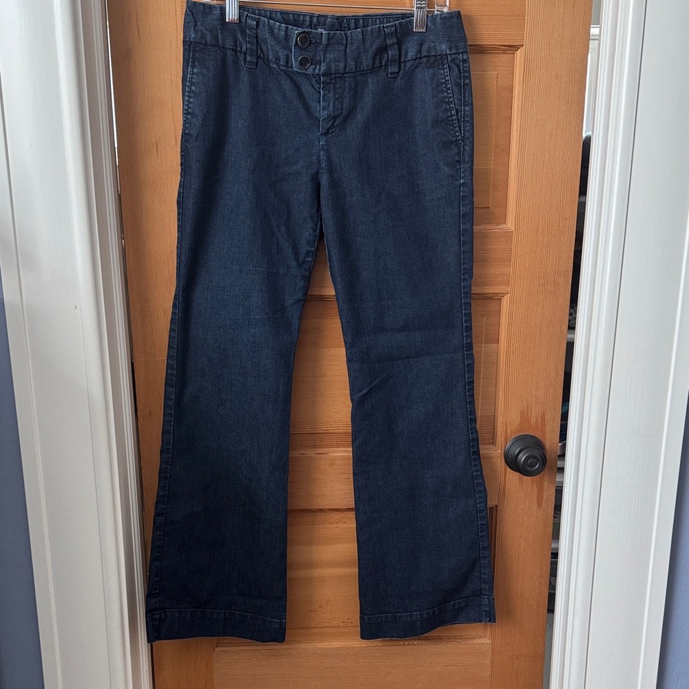 GAP Dark Indigo Denim wide leg Pants